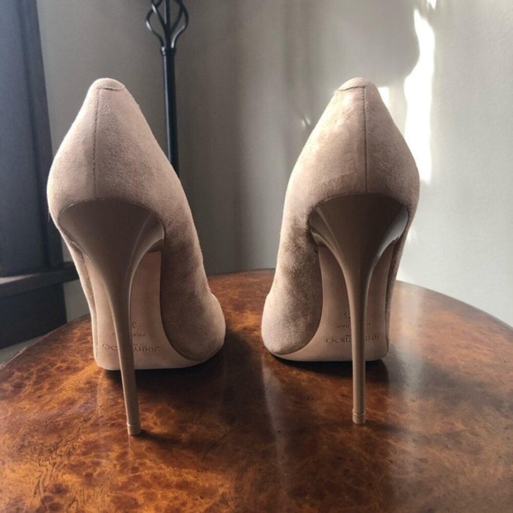 Jimmy Choo Anouk Suede Pumps 39.5 - Picture 2 of 6